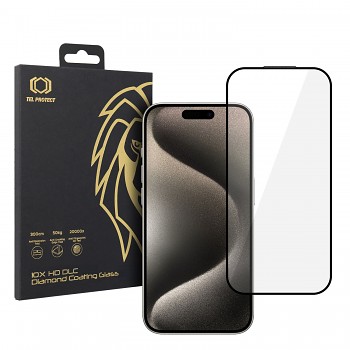 Tvrzené sklo Tel Protect 10X HD DLC s diamantovou vrstvou pro iPhone 15 Pro Max