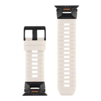 Řemínek Tactical Tough Band pro Apple Watch Ultra světle šedý/černý
