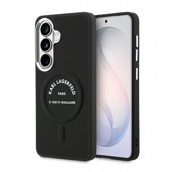 Zadní kryt Karl Lagerfeld PU RSG Logo Magnetic pro Samsung Galaxy S26 černý