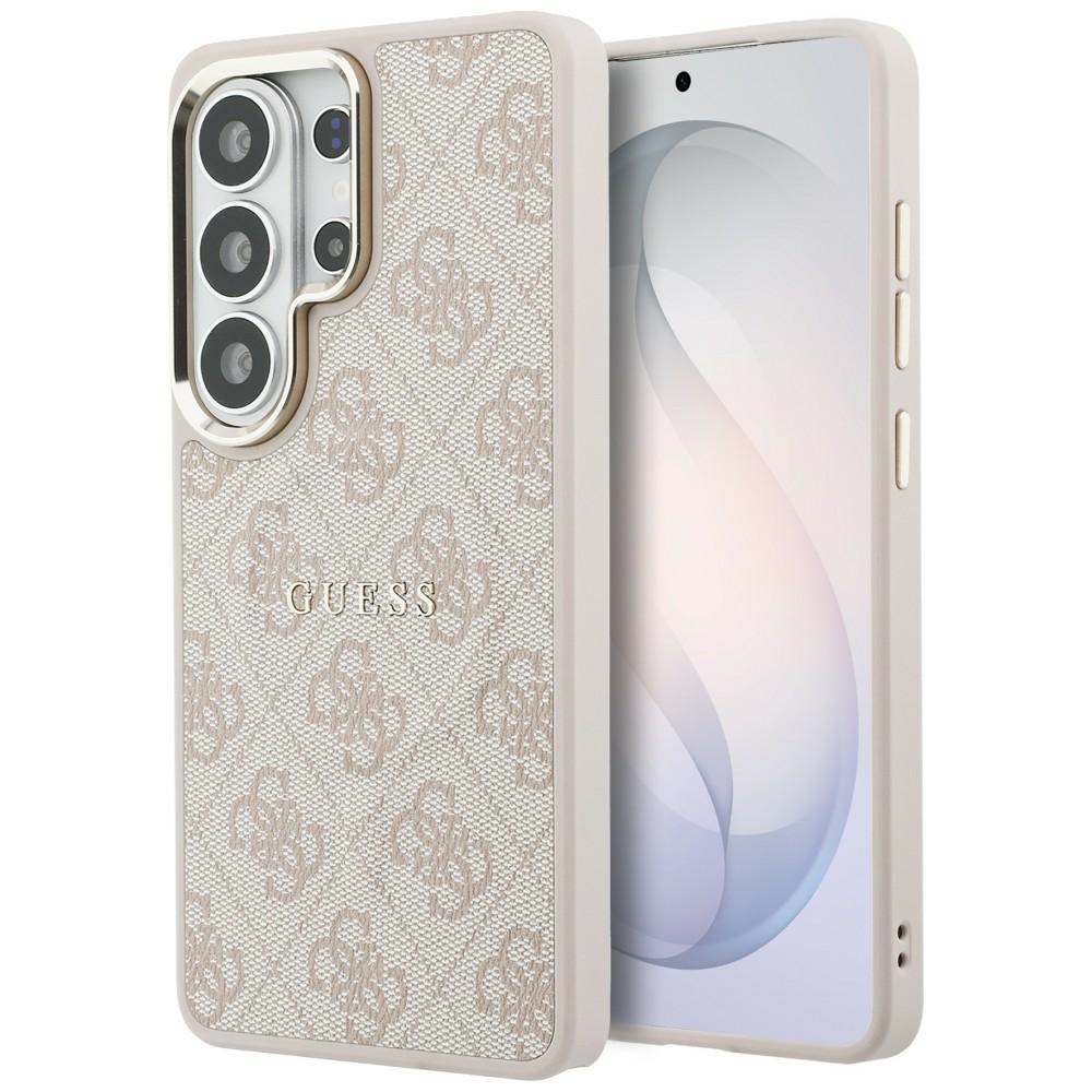Levně Guess - 4G Embossed Ring MagSafe (GUHMS26LP4MSEGCP) - Samsung Galaxy S26 Ultra - Růžová