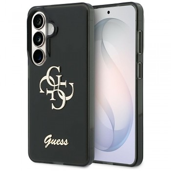Guess - IML Big Metal 4G Script (GUHCS26S5HC4MLSK) - Samsung Galaxy S26 - Černá
