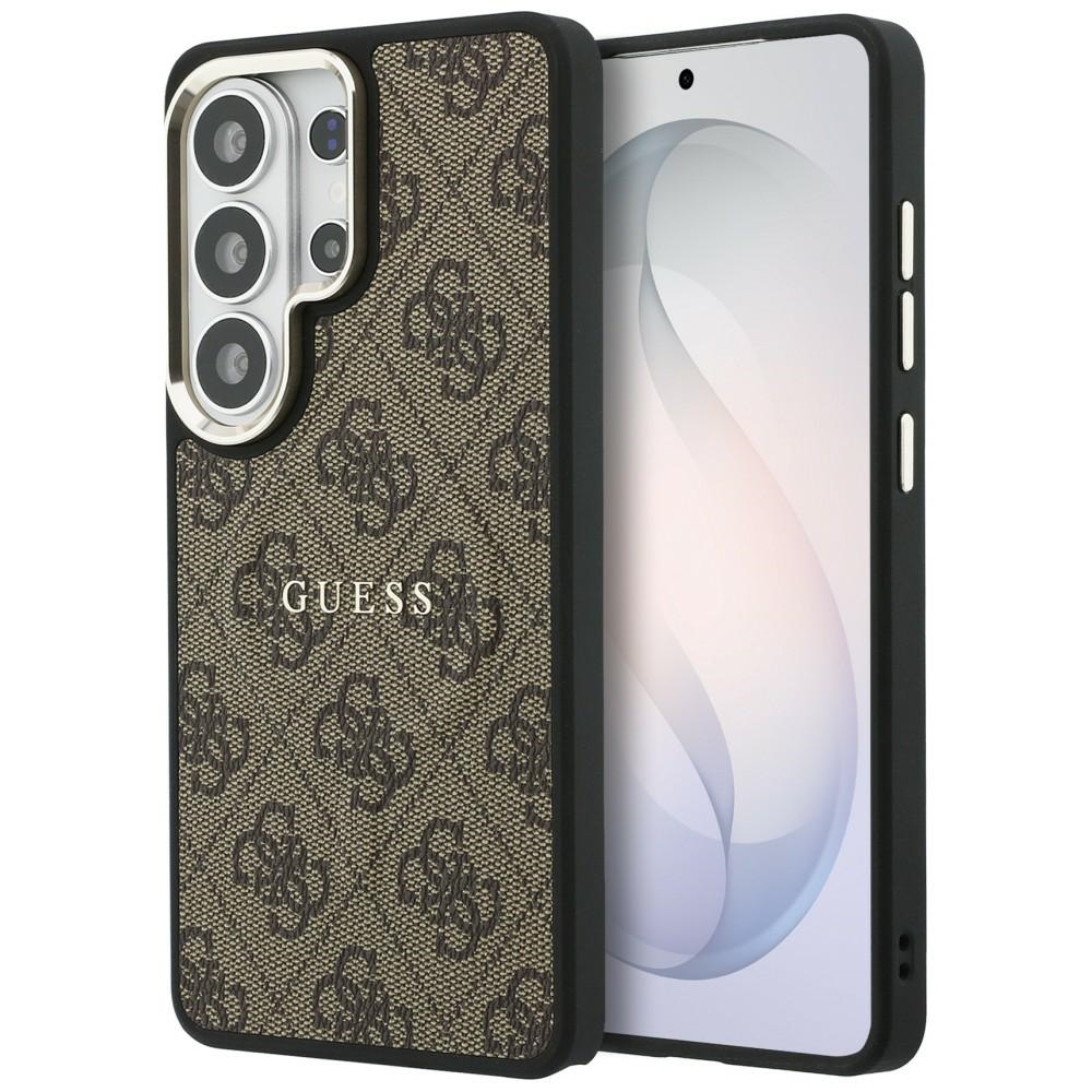 Levně Guess - 4G Embossed Ring MagSafe (GUHMS26LP4MSEGCW) - Samsung Galaxy S26 Ultra - Hnědá