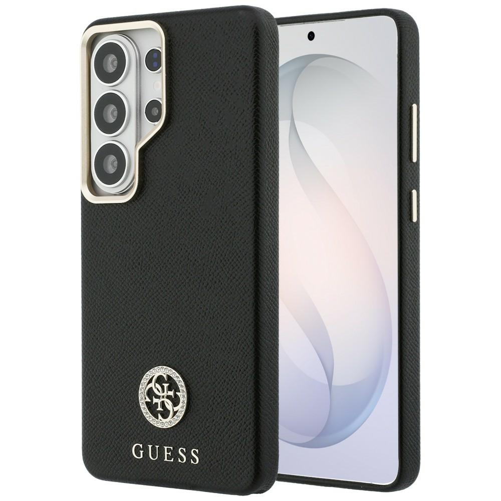 Levně Guess - Rhinestone Round Logo MagSafe (GUHMS26LPGCRMDEK) - Samsung Galaxy S26 Ultra - Černá