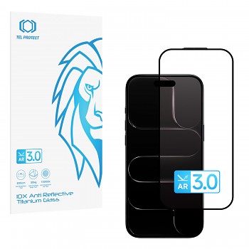Ochranné tvrzené sklo Tel Protect 10X AR 3.0 AntiReflective Titanium pro iPhone 17 Air