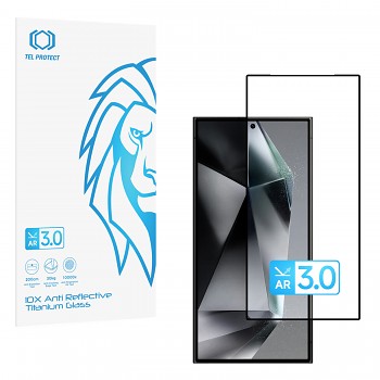 Ochranné tvrzené sklo Tel Protect 10X AR 3.0 AntiReflective Titanium pro Samsung Galaxy S24 Ultra