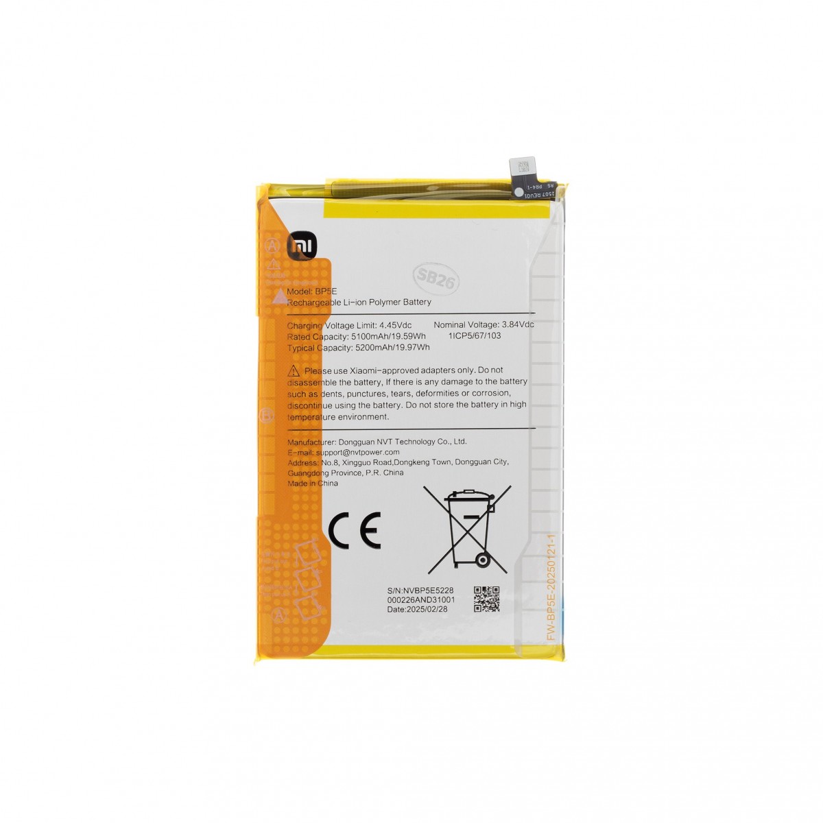 Levně Baterie Xiaomi BP5E Original 5200mAh (Service Pack)