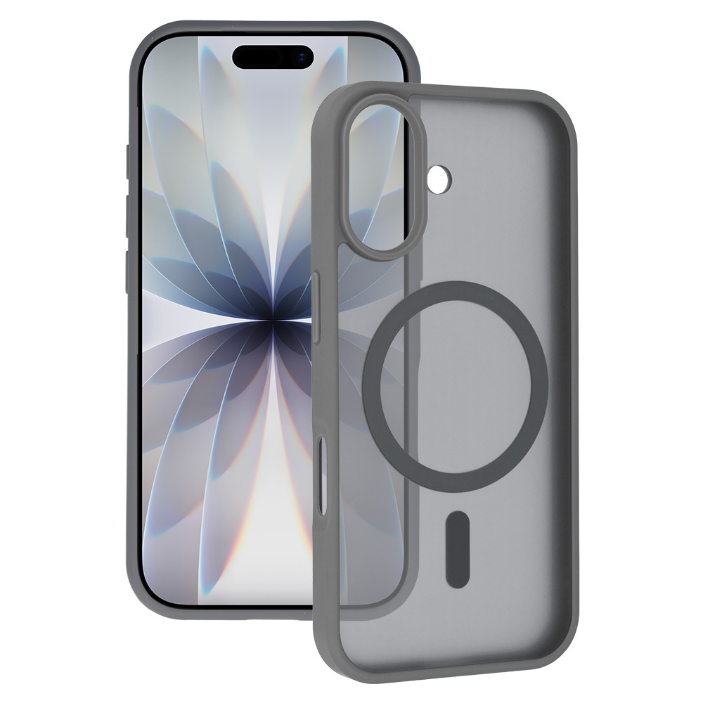 Levně Kryt Tel Protect Aura Matte MagSafe pro iPhone 17 ocelově šedý