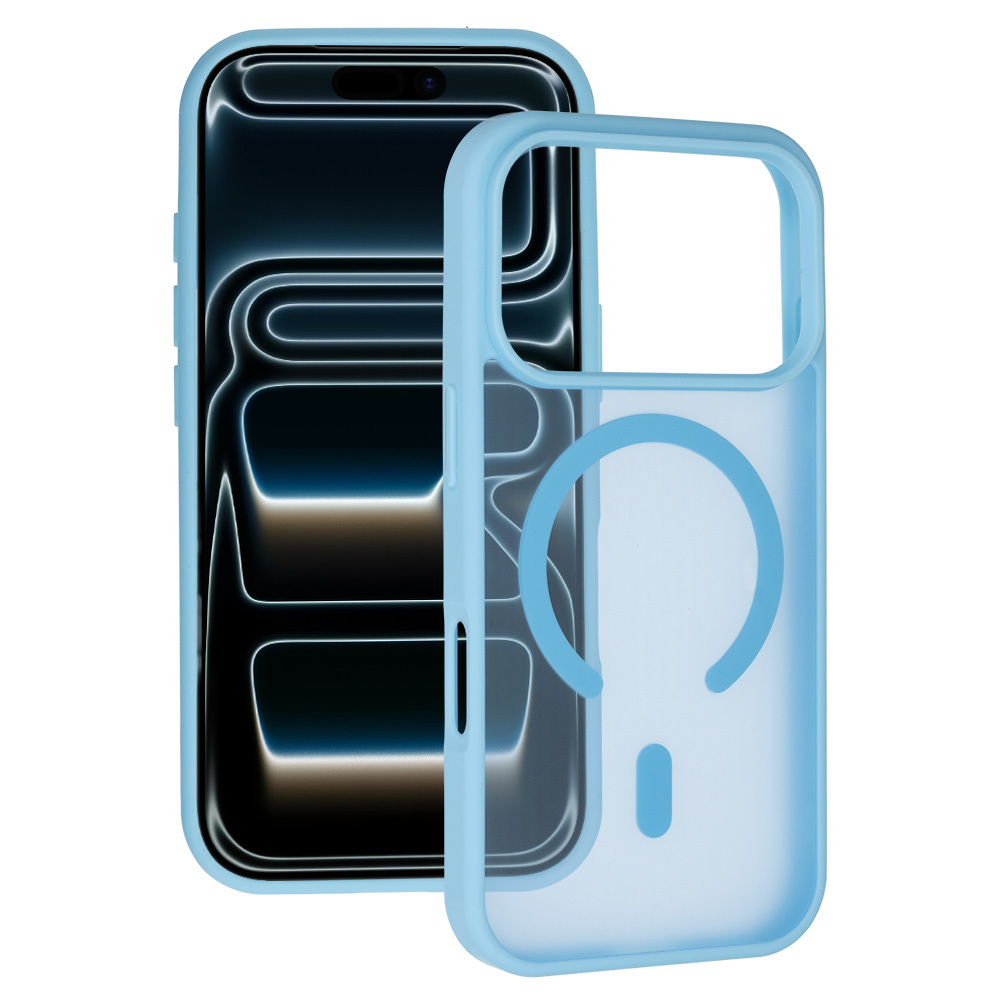 Levně Kryt Tel Protect Aura Matte MagSafe pro iPhone 17 Pro modrý