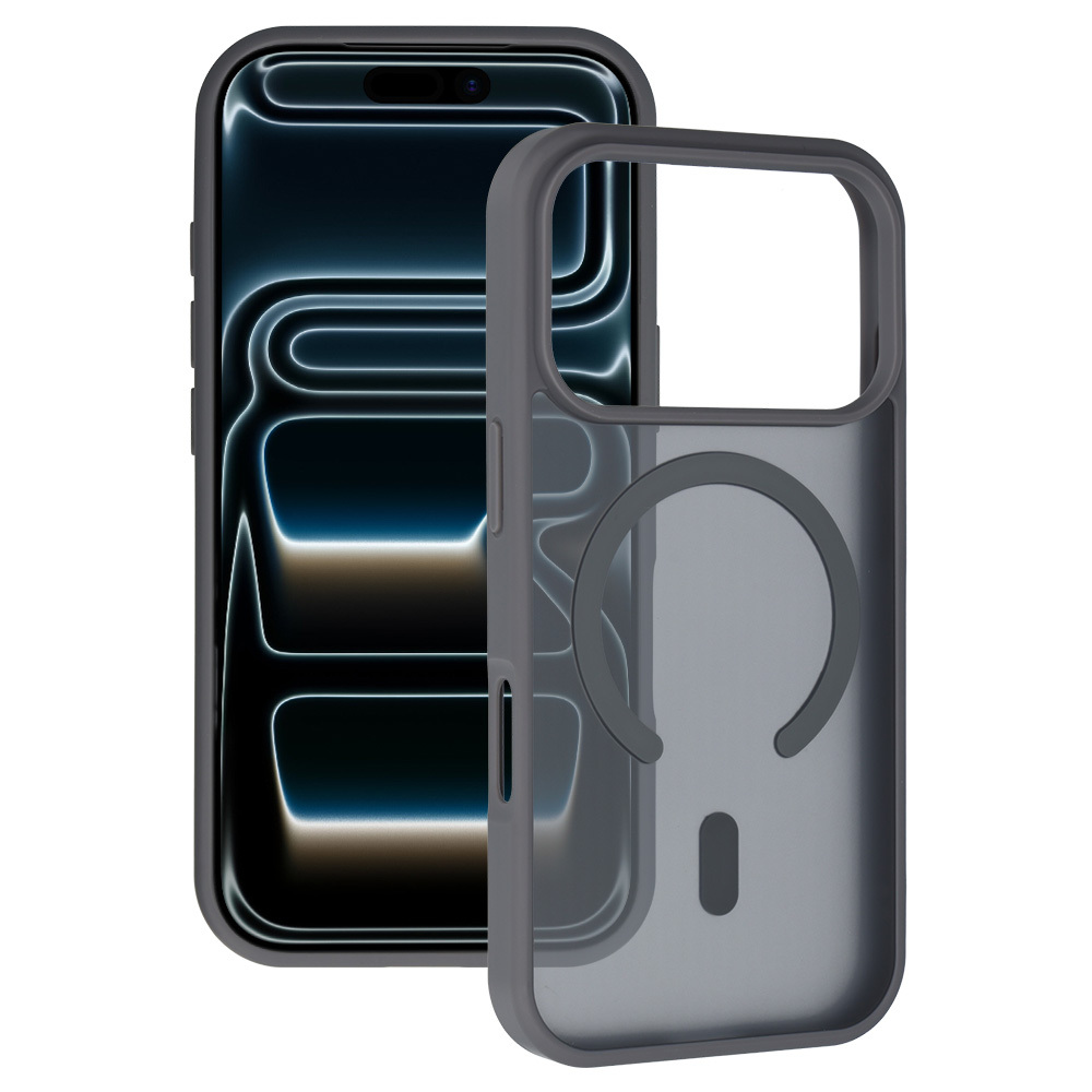 Levně Kryt Tel Protect Aura Matte Magsafe pro iPhone 17 Pro Max ocelově šedý