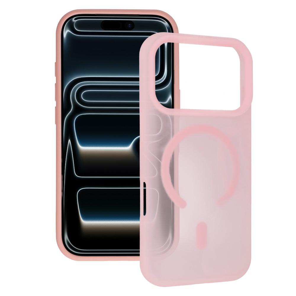 Levně Kryt Tel Protect Mist Matte MagSafe pro iPhone 17 Pro světle růžový