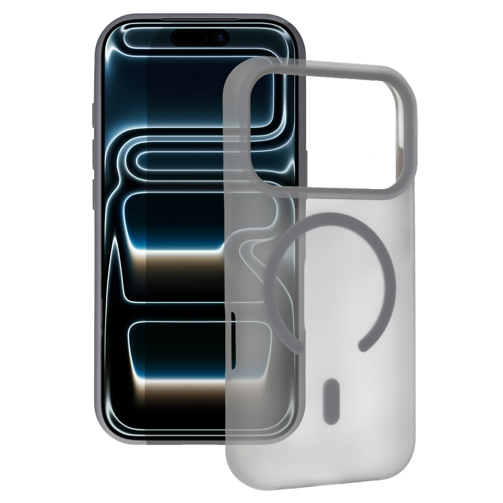 Levně Kryt Tel Protect Mist Matte MagSafe pro iPhone 17 Pro Max šedý