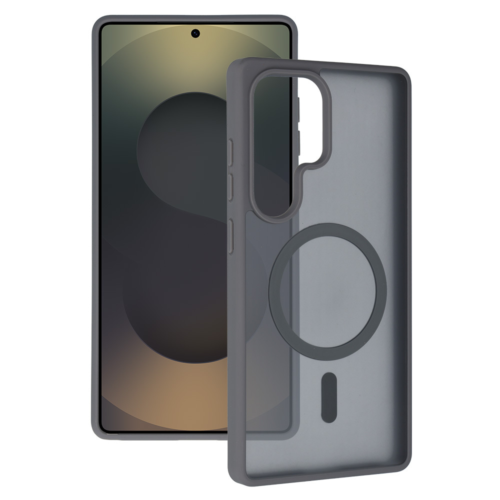 Levně Kryt Tel Protect Aura Matte MagSafe pro Samsung Galaxy S26 Ultra šedý