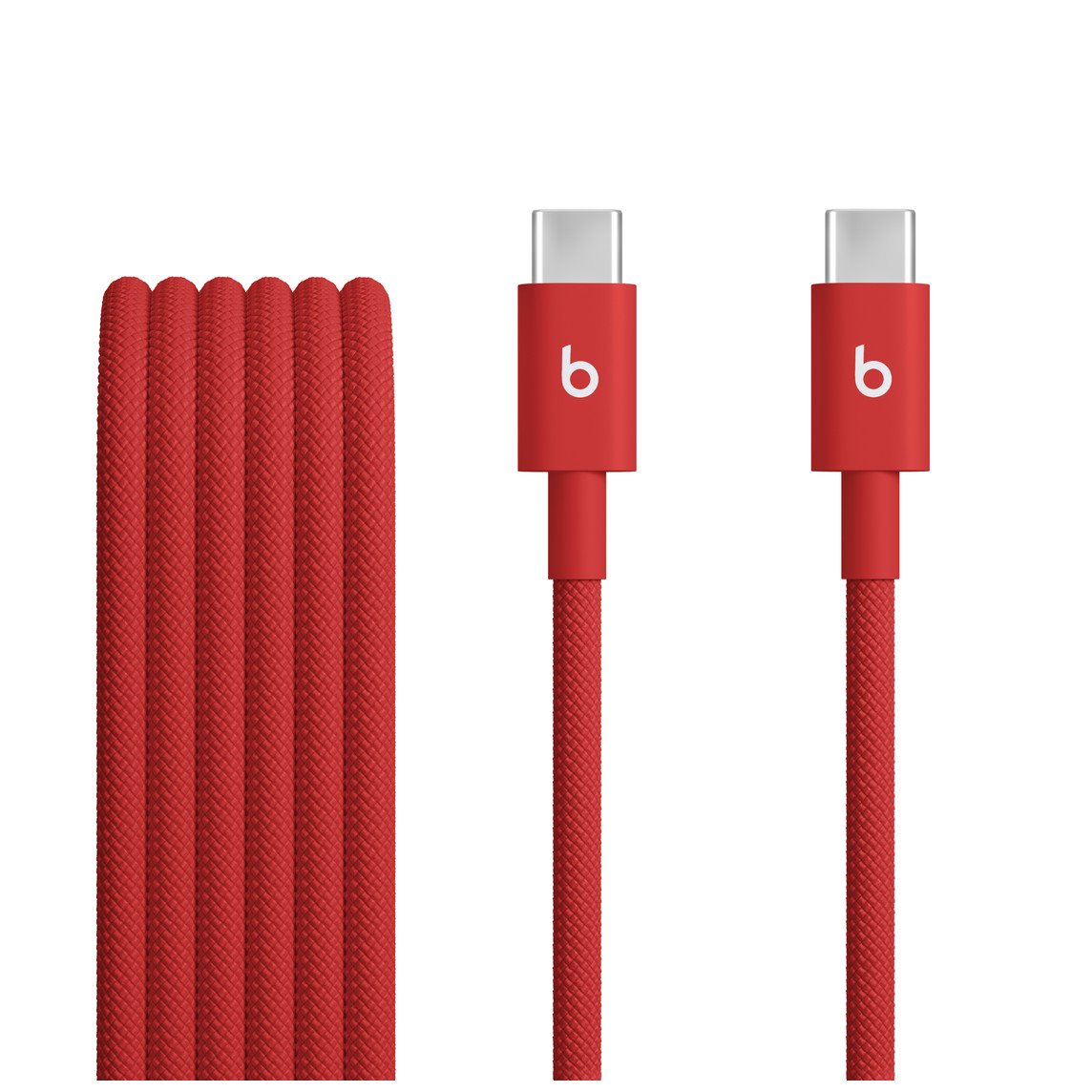 Levně Datový kabel Apple Beats MDGF4ZM/A USB-C/USB-C 1.5m červený