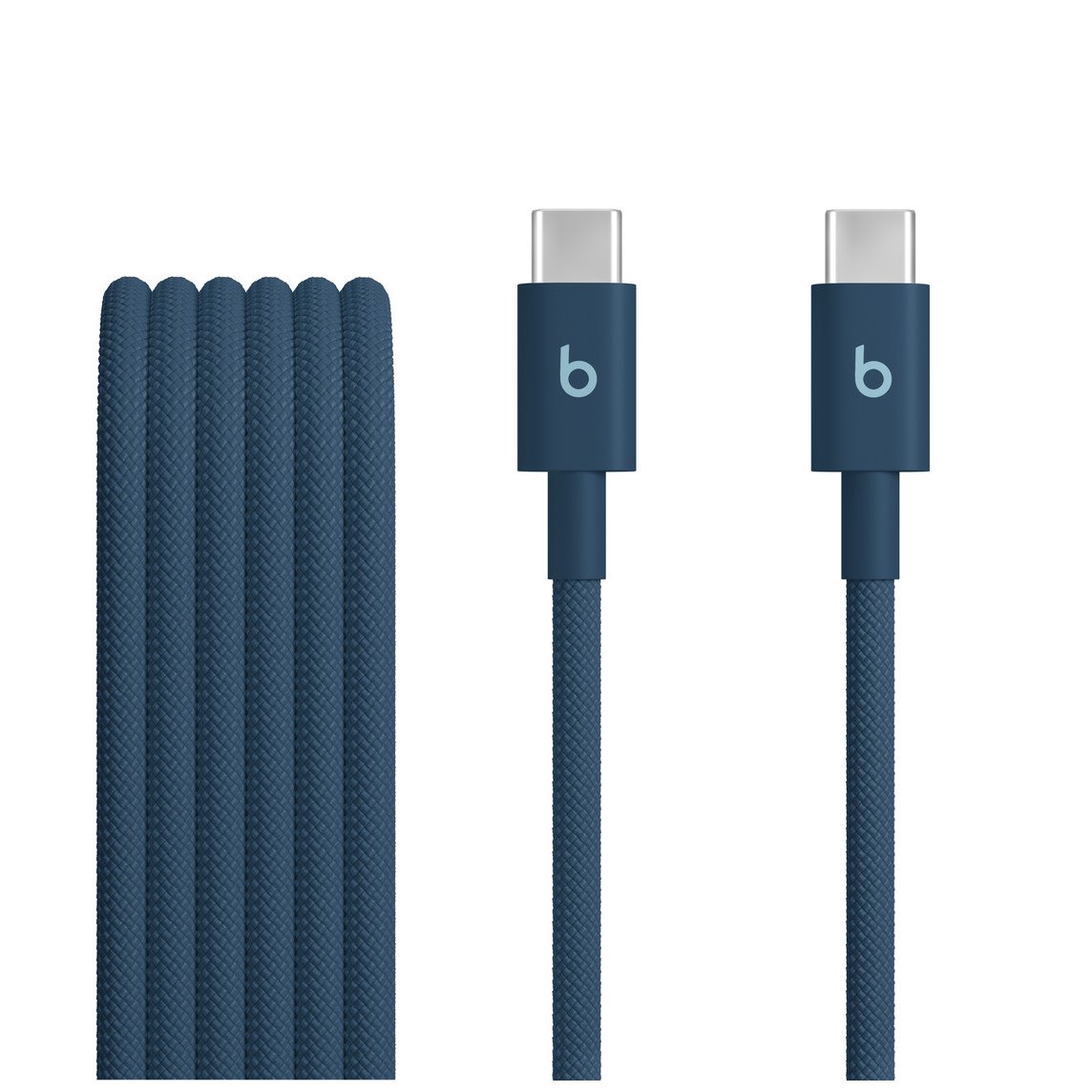 Levně Datový kabel Apple Beats MDGE4ZM/A USB-C/USB-C 1.5m námořnicky modrý