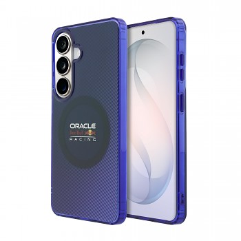 Zadní kryt Red Bull PC Double Layer Blended Lines Magnetic pro Samsung Galaxy S26 námořnicky modrý