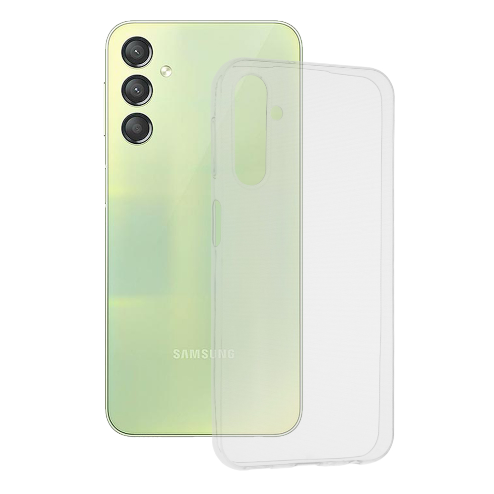 Levně Kryt Techsuit - Clear Silicone - Samsung Galaxy A24 Průhledný