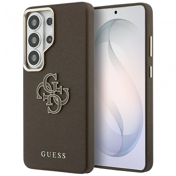 Kryt Guess - Grained Big 4G Metal Logo (GUHCS26L5PS4RGGW) - Samsung Galaxy S26 Ultra Hnědý