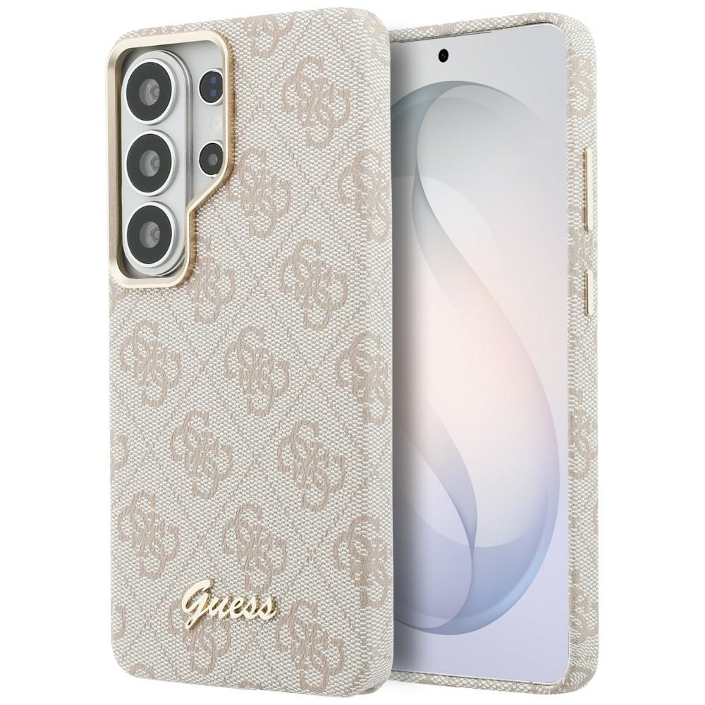Levně Kryt Guess - 4G Script MagSafe (GUHMS26L5P4FWMSP) - Samsung Galaxy S26 Ultra Růžový