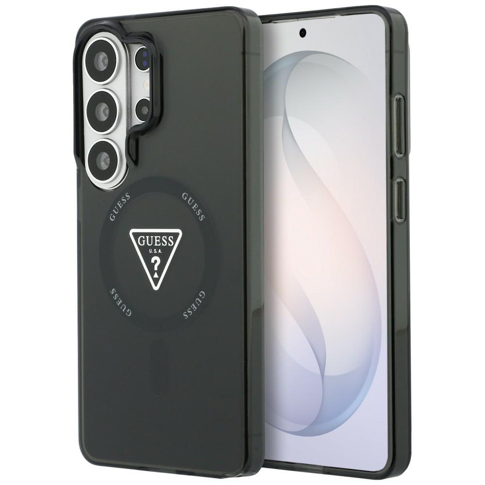 Levně Kryt Guess - IML Gradient Triangle MagSafe (GUHMS26LHGTMLCGK) - Samsung Galaxy S26 Ultra Černý