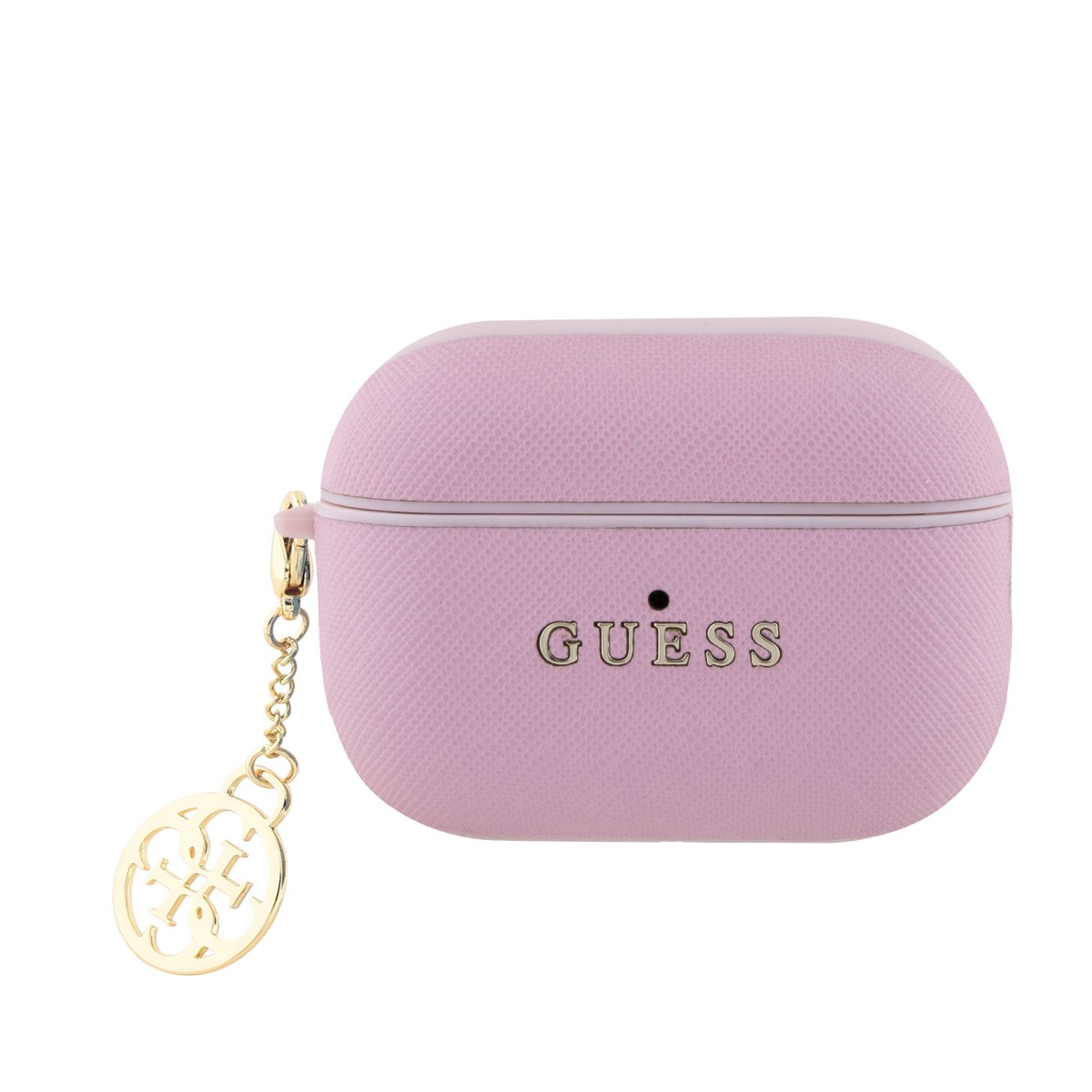 Levně Pouzdro Guess Saffiano 4G Charm pro AirPods Pro 2 růžové