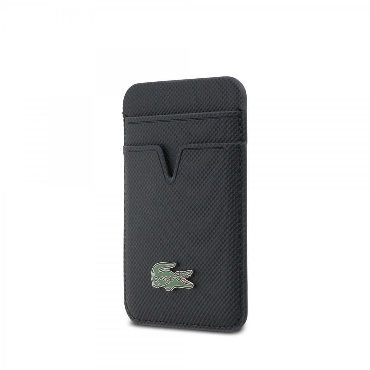Levně Peněženka Lacoste PU Iconic Petit Pique MagSafe tmavě modrá