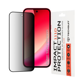 Ochranné sklo Techsuit - 111D Privacy Full Glue - Google Pixel 10a Černé