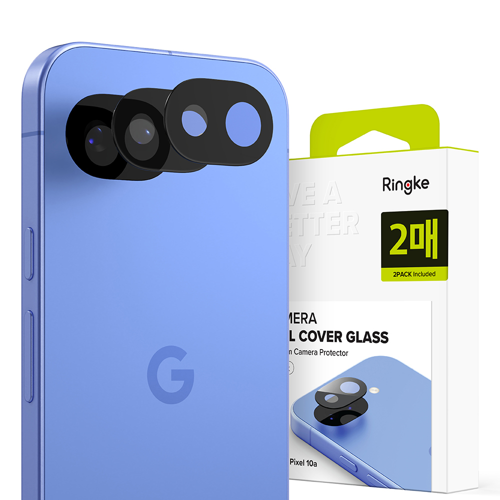 Levně Ochranné sklo na fotoaparát Ringke - Camera Full Cover Glass (2 pack) - Google Pixel 10a Průhledné