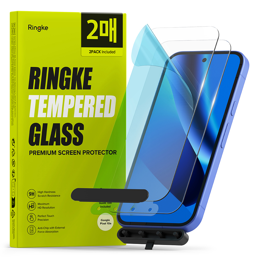 Levně Ochranné sklo Ringke - Tempered Glass - Google Pixel 10a (2 pack) Průhledné