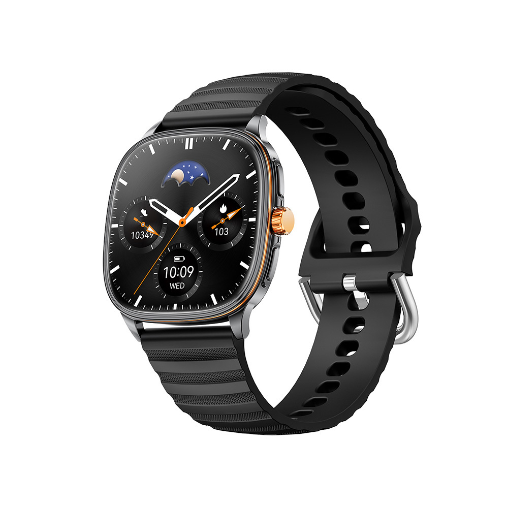 Levně Chytré hodinky Blavec U-01 Mohito HD AMOLED černé + 1 řemínek