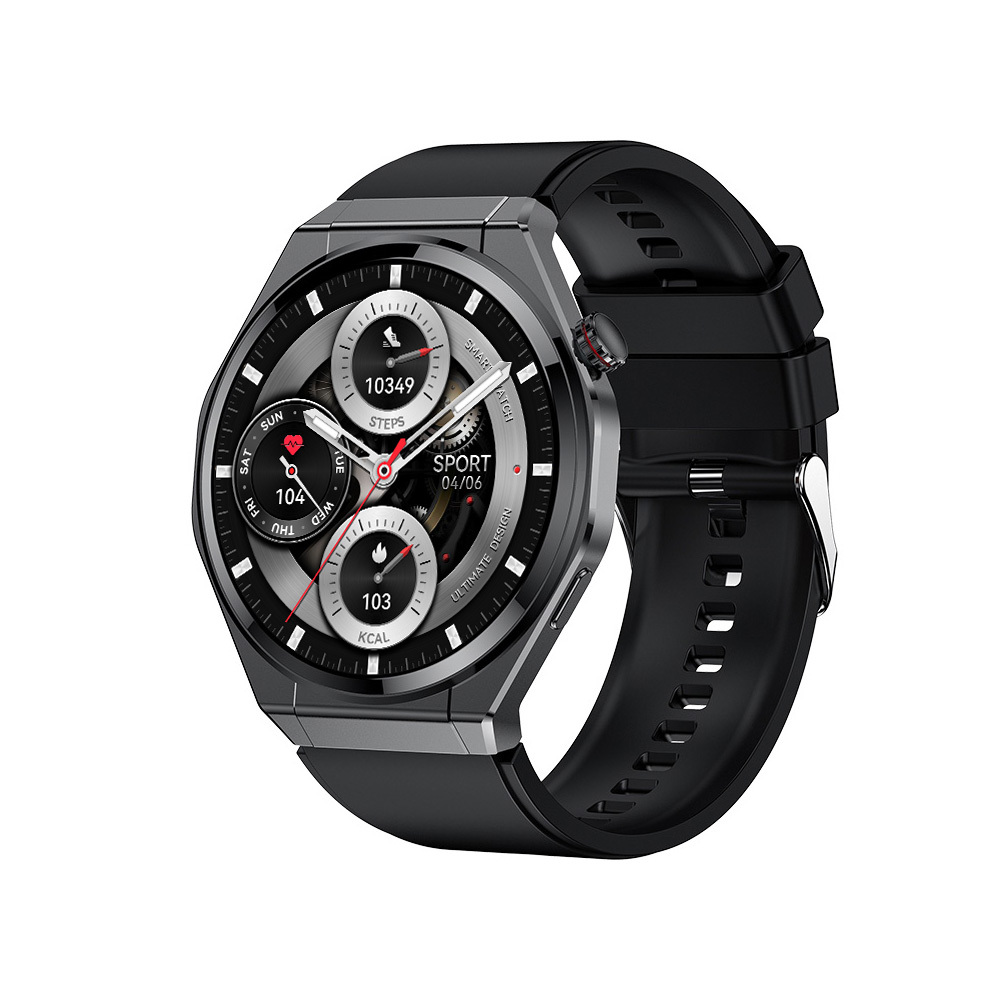 Levně Chytré hodinky Blavec U-02 Kenzo HD AMOLED černé + 1 řemínek
