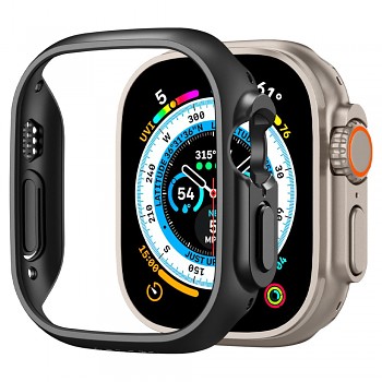 Kryt Spigen - Thin Fit (ACS05458) - Apple Watch Ultra / Ultra 2 / Ultra 3 Černý