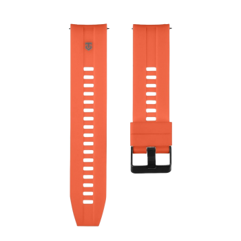 Silikonový řemínek Tactical Quick Release 24mm oranžový
