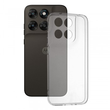Kryt Techsuit Clear Silicone - Motorola Moto G77 / G67 průhledný