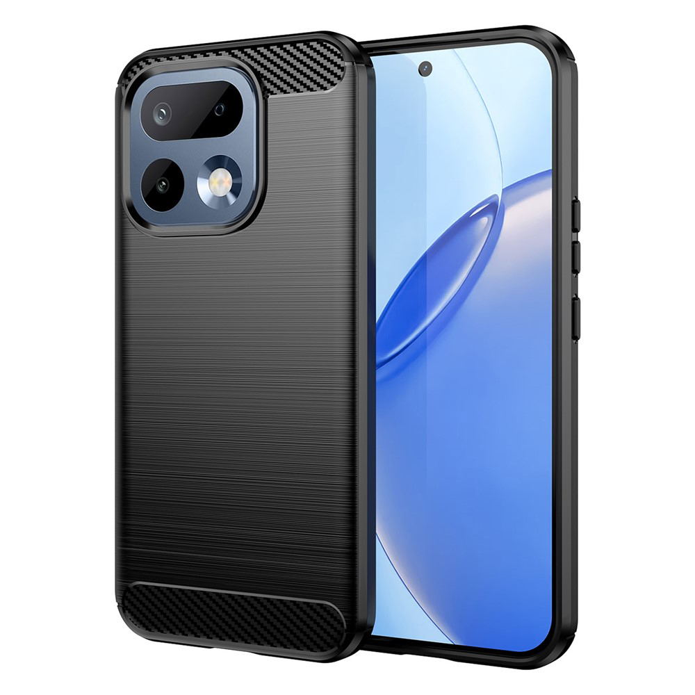 Levně Kryt Techsuit Carbon Silicone - Realme 16 Pro černý