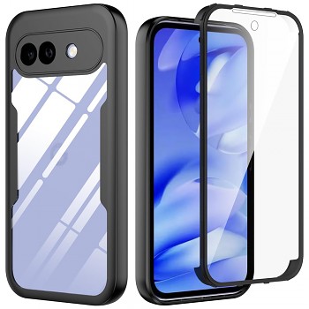 Kryt se sklem Techsuit ColorVerse 360 Series - Google Pixel 10a černý
