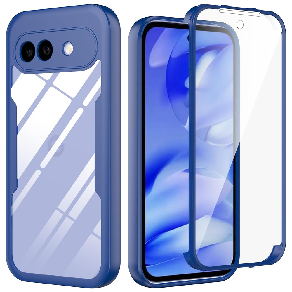 Levně Kryt se sklem Techsuit ColorVerse 360 Series - Google Pixel 10a modrý