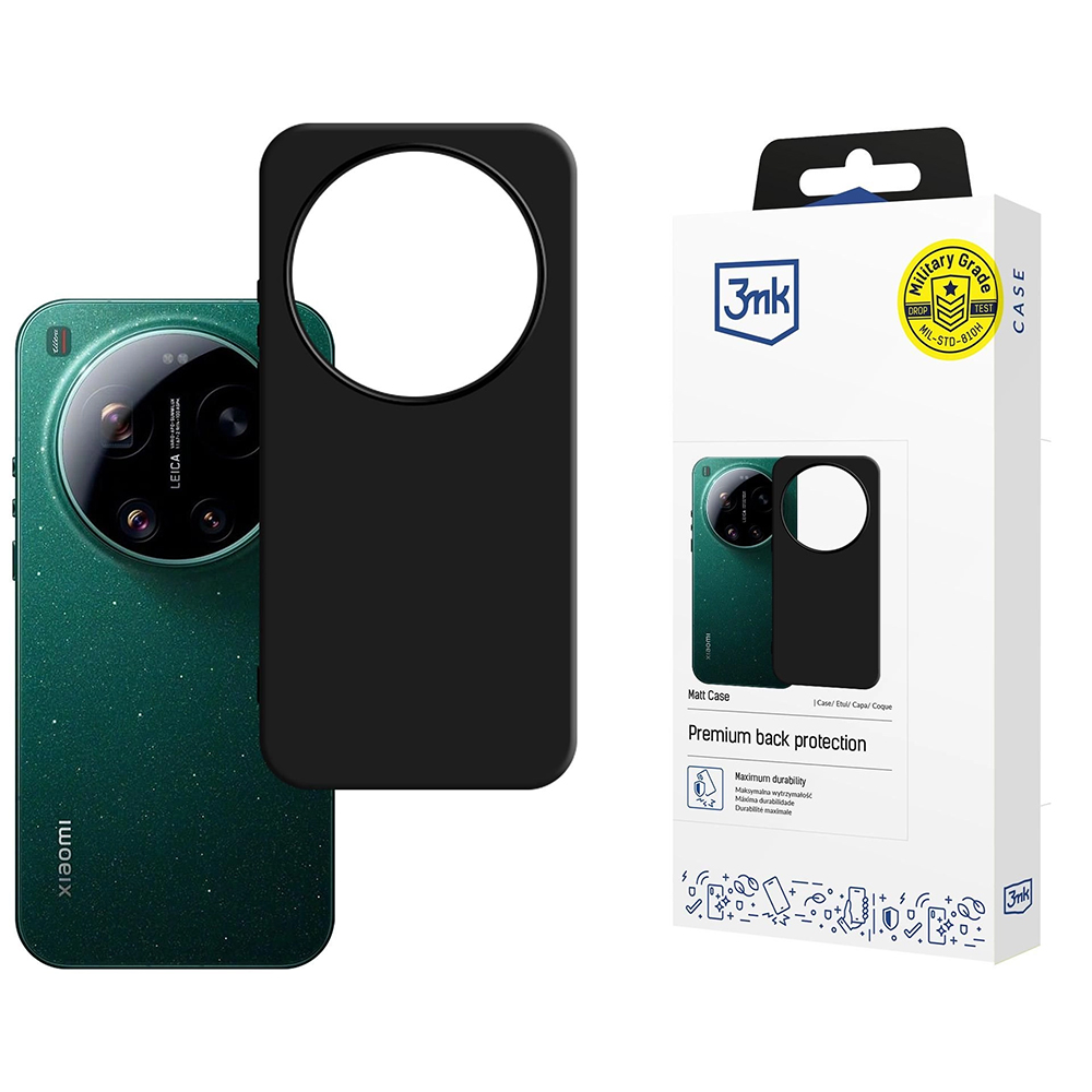 Levně Kryt 3mk Matt Case - Xiaomi 17 Ultra černý