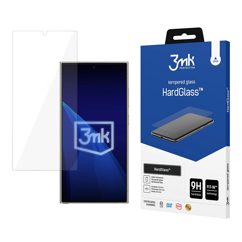 Levně Sklo 3mk HardGlass Screen Protector - Samsung Galaxy S26 Ultra čiré