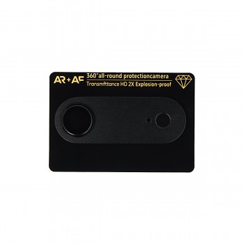 Ochranné sklo Aluminum Metal na fotoaparát pro iPhone 17 Air černé