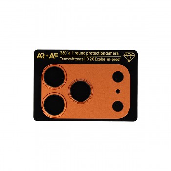 Ochranné sklo Aluminum Metal na fotoaparát pro iPhone 17 Pro vesmírně oranžové