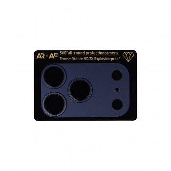 Ochranné sklo Aluminum Metal na fotoaparát pro iPhone 17 Pro tmavě modré