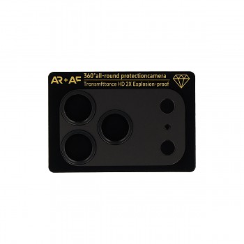 Ochranné sklo Aluminum Metal na fotoaparát pro iPhone 17 Pro Max černé