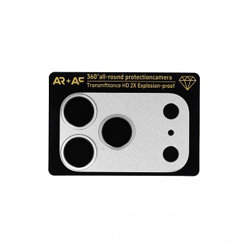 Ochranné sklo Aluminum Metal na fotoaparát pro iPhone 17 Pro Max stříbrné