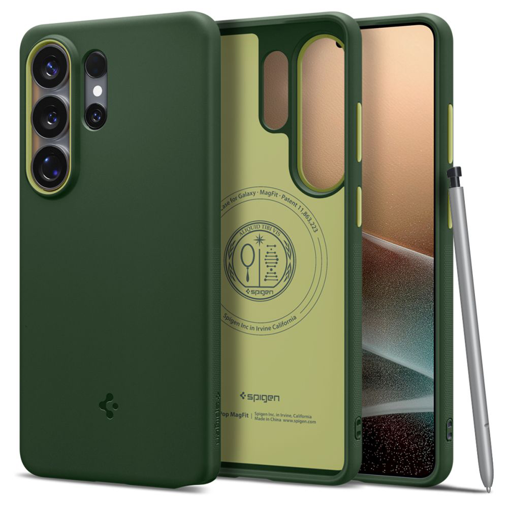 Levně Kryt Spigen - Caseology Nano Pop MagSafe (ACS11039) - Samsung Galaxy S26 Ultra avokádově zelený