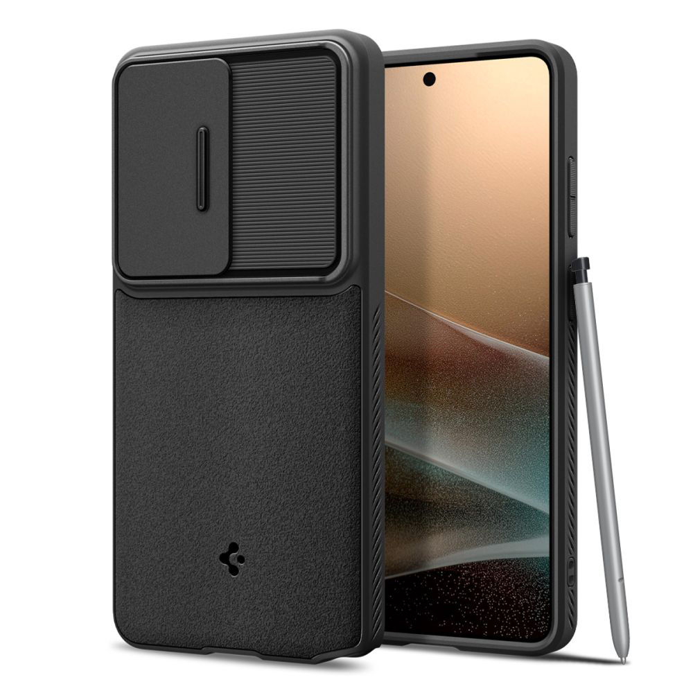Levně Kryt Spigen - Optik Armor (ACS10687) - Samsung Galaxy S26 Ultra černý