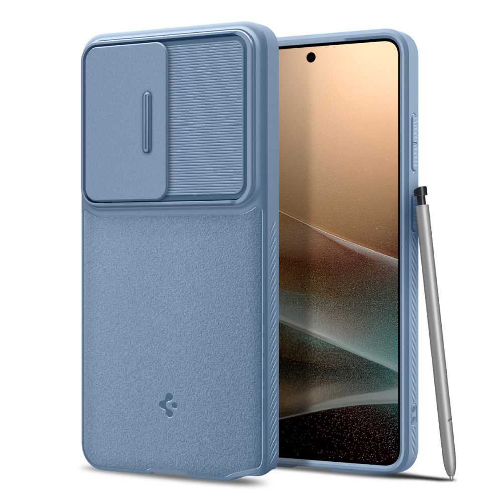 Levně Kryt Spigen - Optik Armor (ACS11226) - Samsung Galaxy S26 Ultra světle modrý