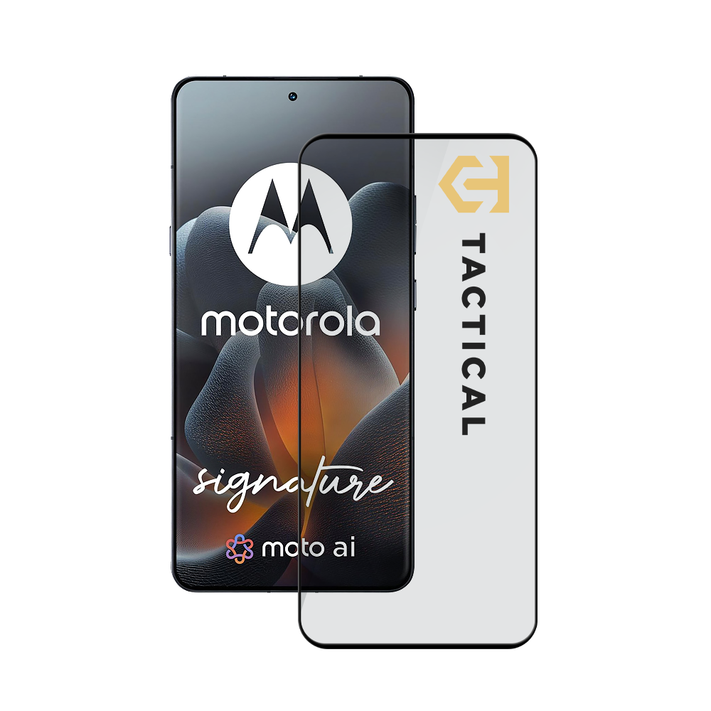 Levně Tvrzené sklo Tactical Glass Shield 5D pro Motorola Signature černé