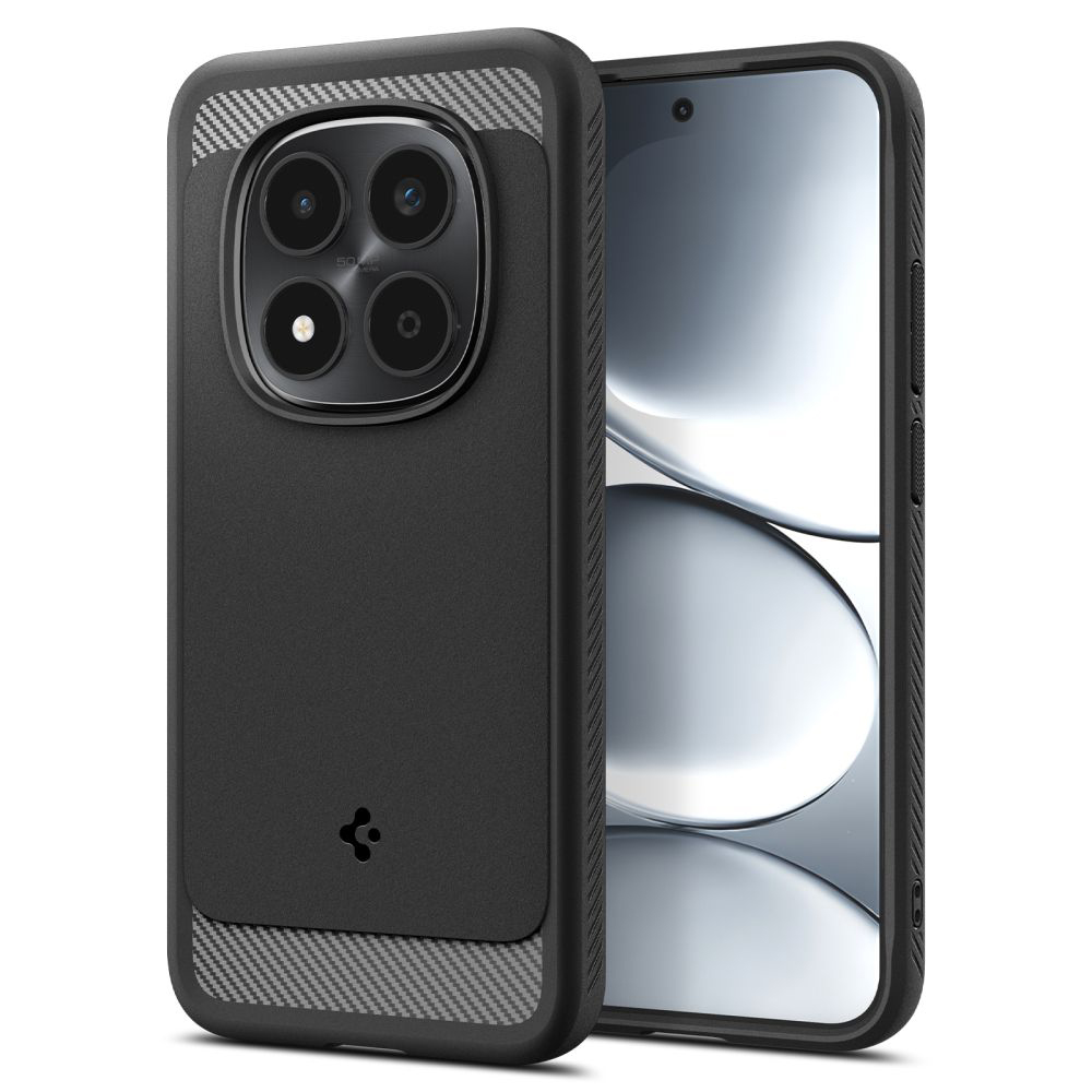 Levně Kryt Spigen - Rugged Armor (ACS10460) - Xiaomi Redmi Note 15 Pro 5G matně černý