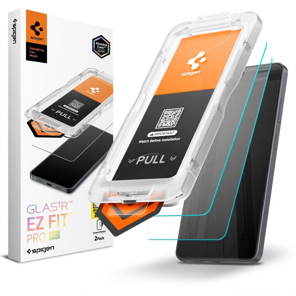 Levně Tvrzené sklo Spigen - (2 pack) Glas.tR EZ-FIT Pro HD (AGL11072) - Samsung Galaxy S26 Ultra čiré