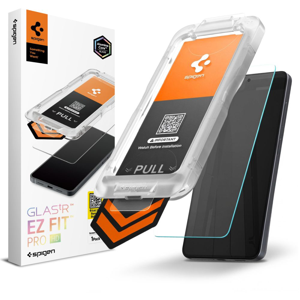 Levně Tvrzené sklo Spigen - Glas.tR EZ-FIT Pro HD (AGL11086) - Samsung Galaxy S26 Plus čiré